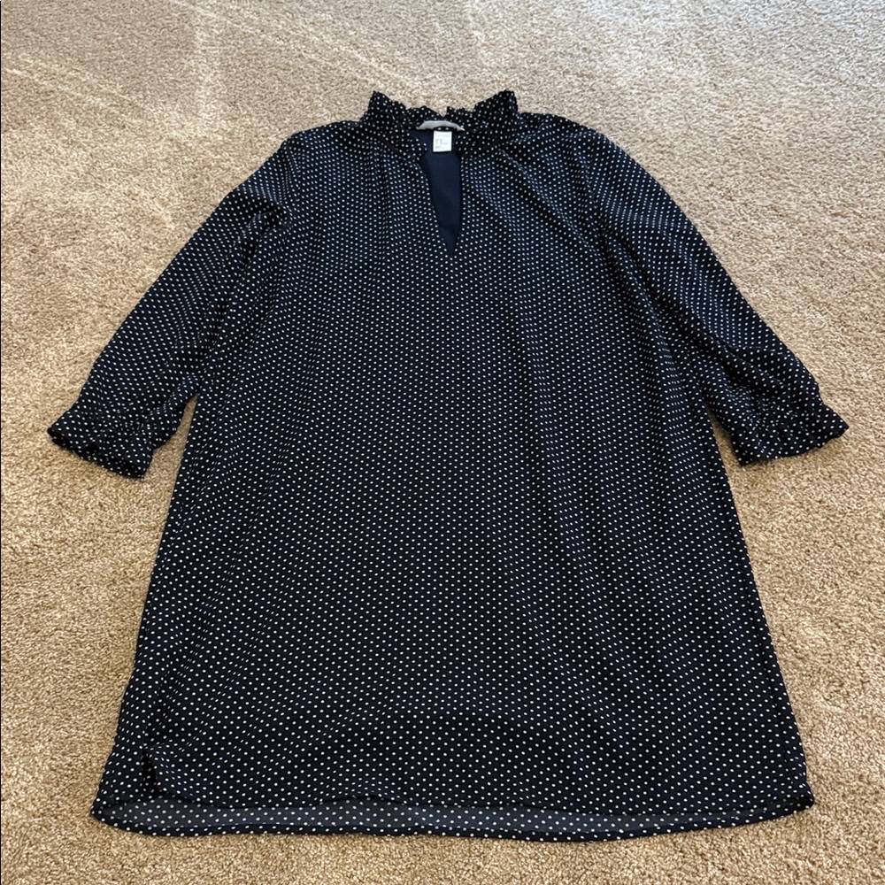 Elegant Polka Dot Dress